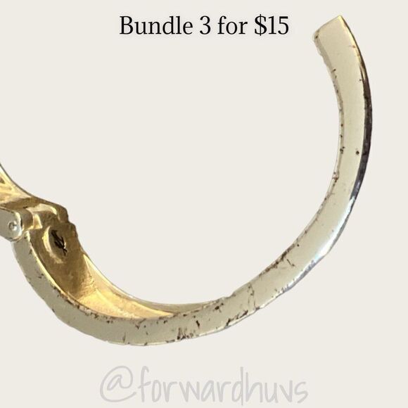 Bundle Sale 3 for $15 | JK Silvertone Hinge Bracelet | Fair Condition Read - Picture 6 of 11